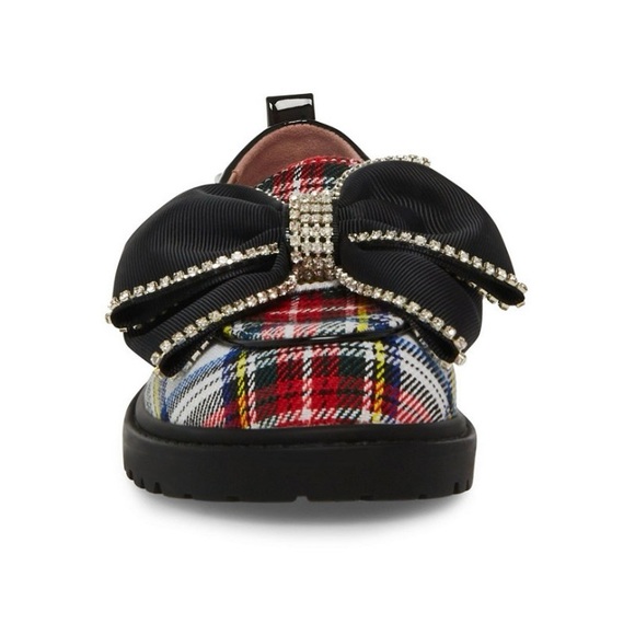 Betsey Johnson Girls BK-Vince Slip On Loafers, Plaid, NIB NEW - Picture 4 of 8